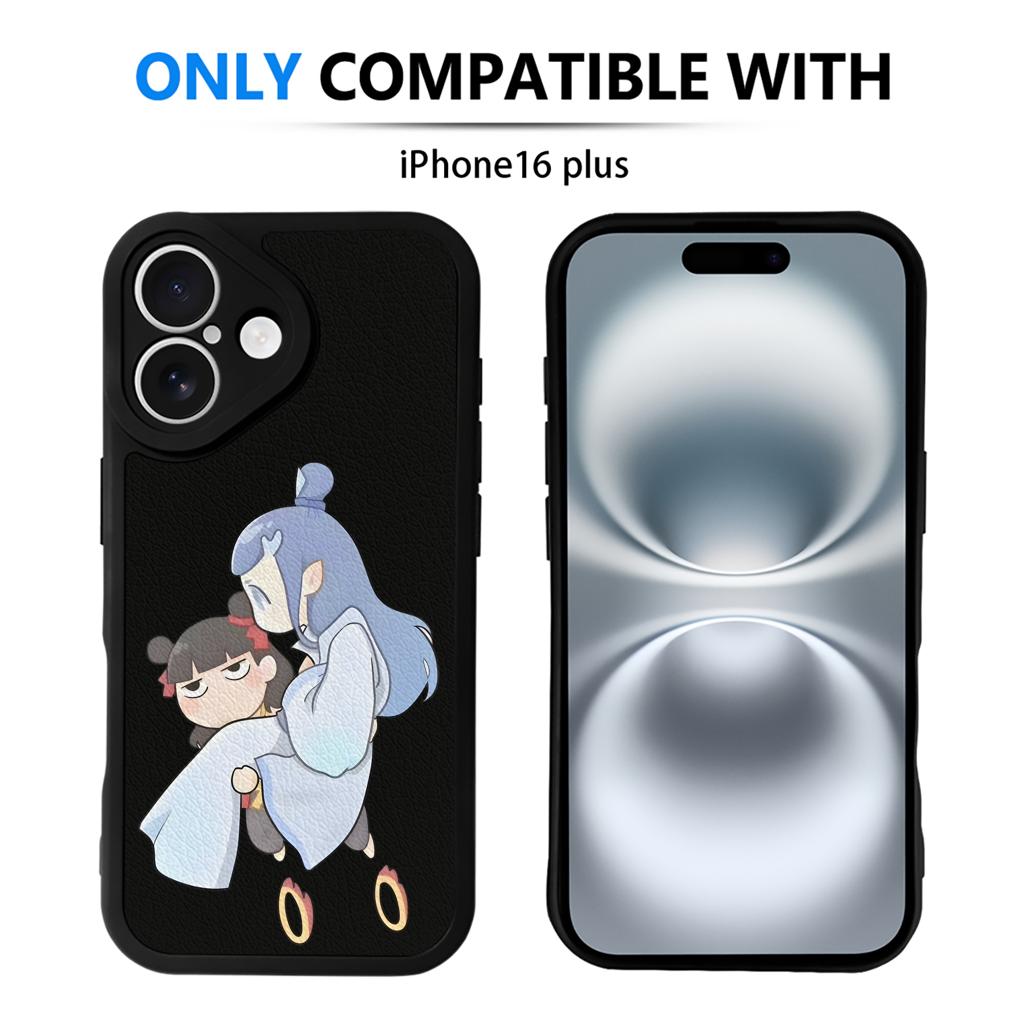 （画像用） Ne Zha 2 ナタ 魔童の大暴れ 【iPhone 16シリーズ対応】シリコンスマホケース（レザー調） 材質：シリコン